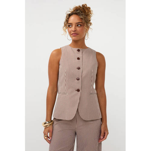 Ydence gilet beige afbeelding