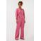 Ydence straight regular tall waist gestreepte pantalon roze