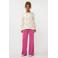 Ydence gebloemde blouse ecru