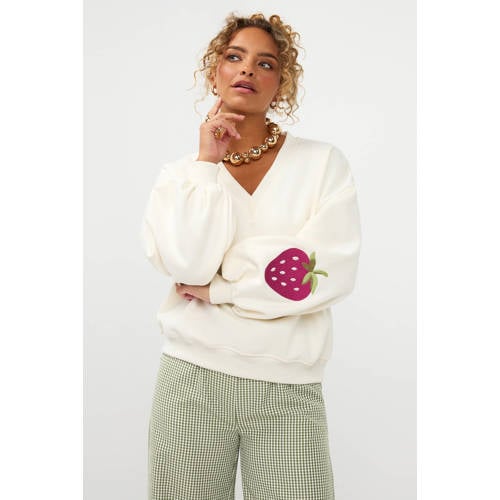 Ydence sweater ecru afbeelding