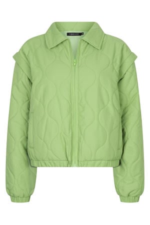 bomberjack quilted groen
