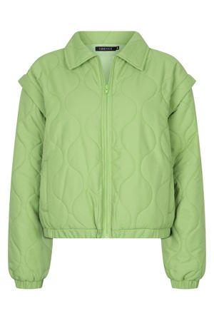 bomberjack quilted groen