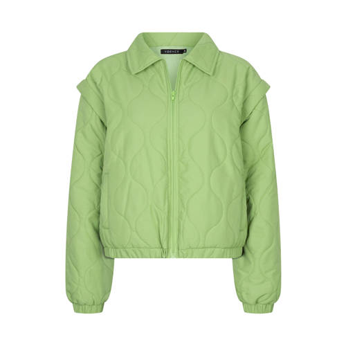 Ydence bomberjack quilted mintgroen afbeelding