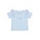 Little Dutch T-shirt lichtblauw broderie