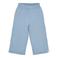 Little Dutch wide leg regular waist casual broek blauw met textuur