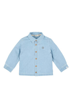 denim overhemd blauw