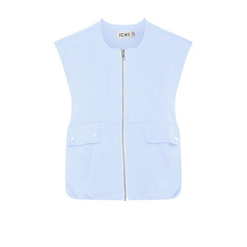 ICHI gilet lichtblauw afbeelding
