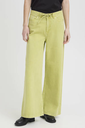 IHMIJALLA JA high waist wide leg jeans lichtgroen