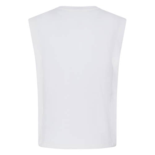 ICHI mouwloze top wit afbeelding