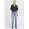 ICHI cropped blazer zwart