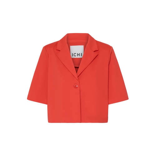 ICHI cropped blazer rood afbeelding