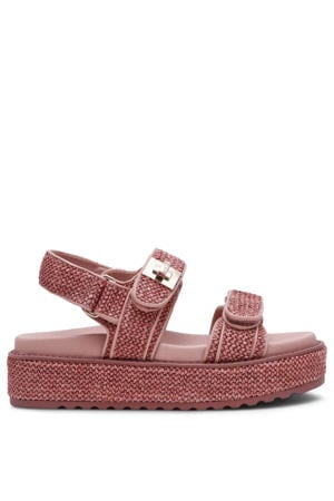Bigmona sandalen donkerroze
