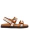 Steve Madden Mona- M leren sandalen ecru/bruin