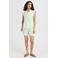 ICHI gestreepte blousetop groen