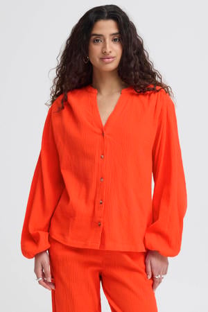 blouse donker oranje
