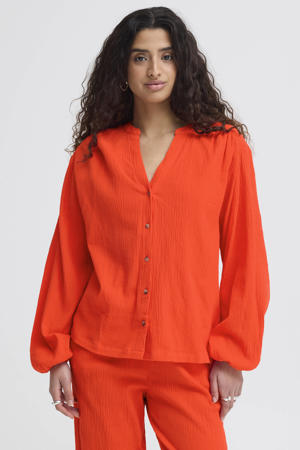 blouse donker oranje