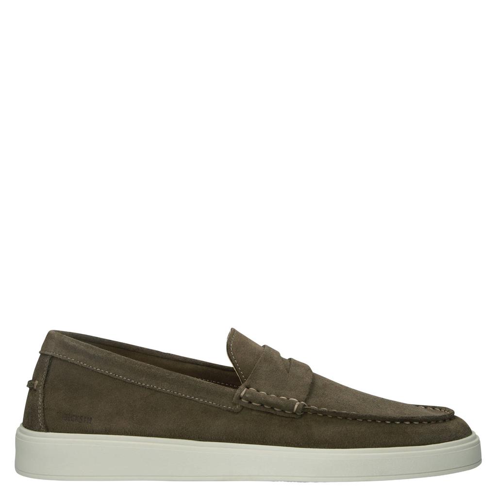 Taupe heren Blackstone Zuko Enzo suède loafers