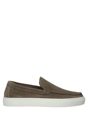 Lapis Rowan suède loafers donkergroen