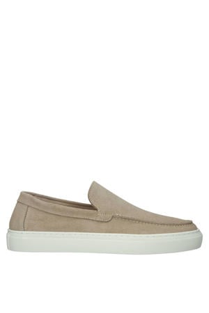Lapis Rowan suède loafers taupe