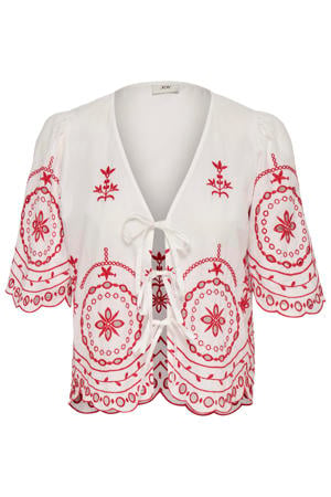 blousetop broderie ecru
