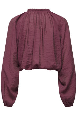 blousetop donkerrood