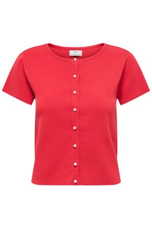 top gebreid rood