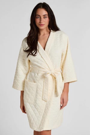 quilted badjas ecru