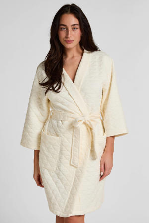 quilted badjas ecru