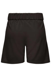 thumbnail: Donkerblauwe dames JDY regular waist sweatshort van polyester met loose fit, elastische tailleband en effen