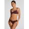 Hunkemöller bikinibroekje Panama met lurex donkerrood