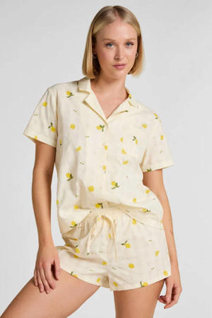 pyjamashort gebroken wit