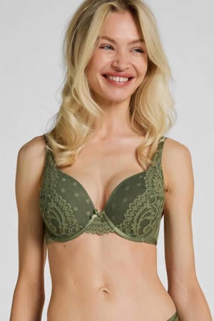 voorgevormde push-up bh Valora groen