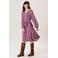 Miss Etam midi jurk roze