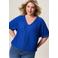 Miss Etam Plus top donkerblauw