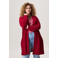Miss Etam Plus gebreid vest rood