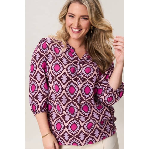 Miss Etam Plus top roze afbeelding