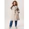 Miss Etam Plus trenchcoat beige