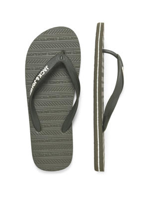 teenslippers olijfgroen
