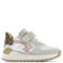 Shoesme sneakers taupe/wit/multi