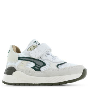 sneakers beige/wit/groen