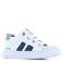 Shoesme leren sneakers wit/blauw