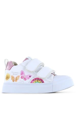 sneakers wit/roze