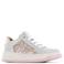 Shoesme suède sneakers beige/roze glitters