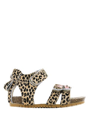 sandalen beige/zwart