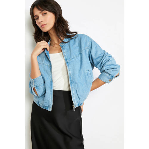 LOLALIZA denim spijkerjas light blue denim afbeelding