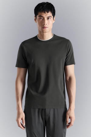 slim T-shirt grijs