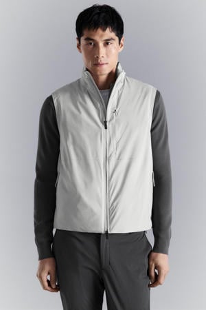 bodywarmer lichtgrijs