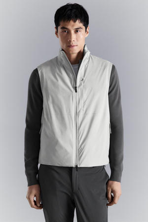 bodywarmer lichtgrijs