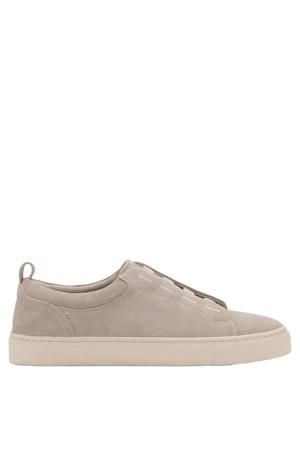 suède slip-on sneakers beige