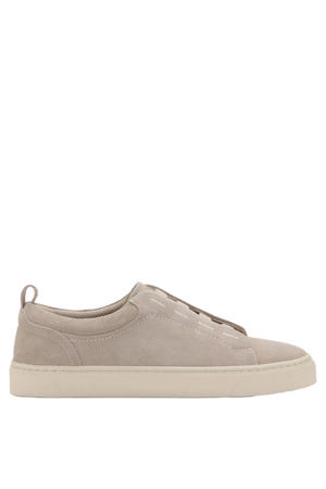 suède slip-on sneakers beige